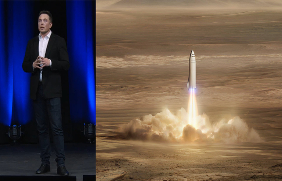 Elon Musk showcases SpaceX's Starship test rocket